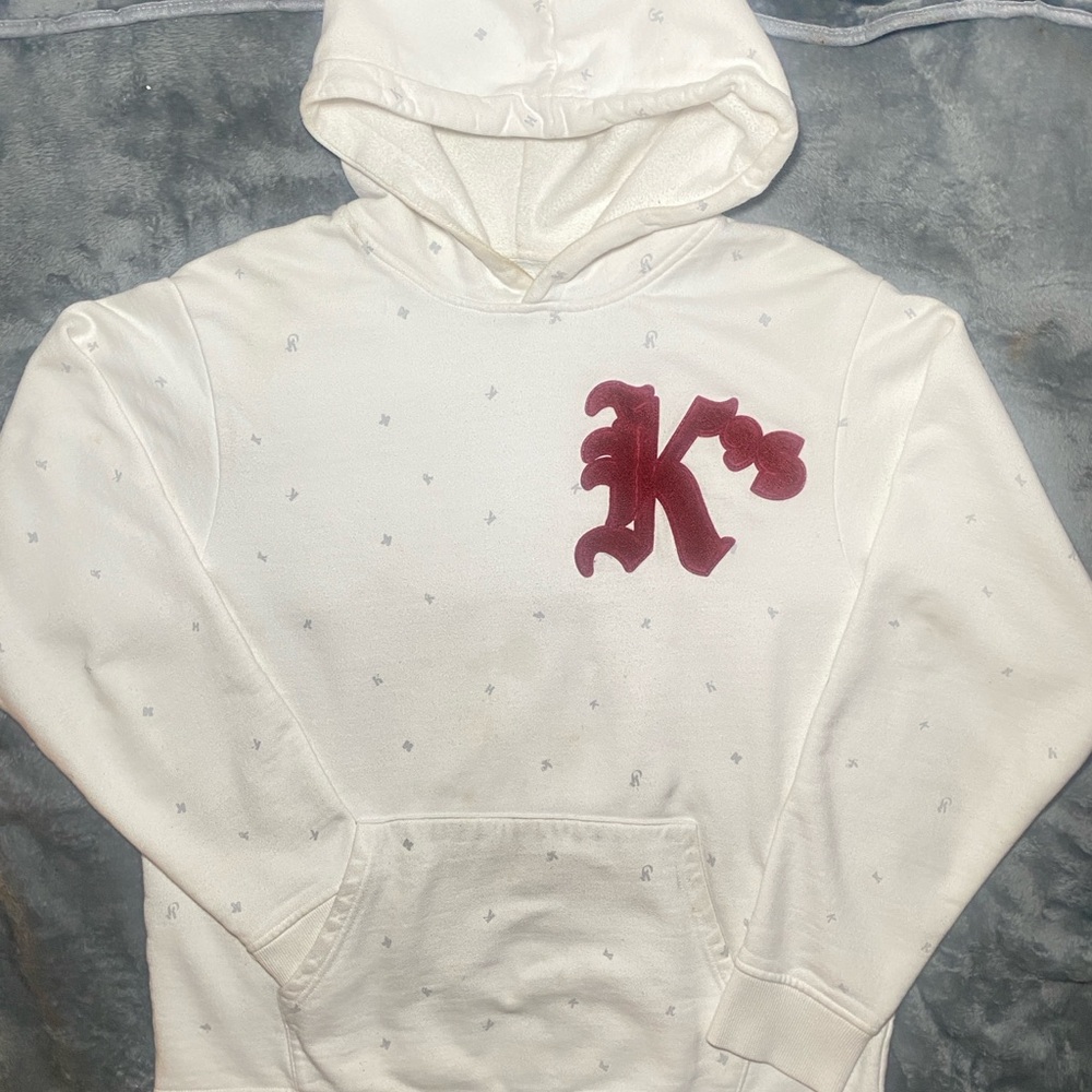 KITH “K’s” Monogram Heavyweight 450GSM Men's 100% Cotton Hoodie (L)